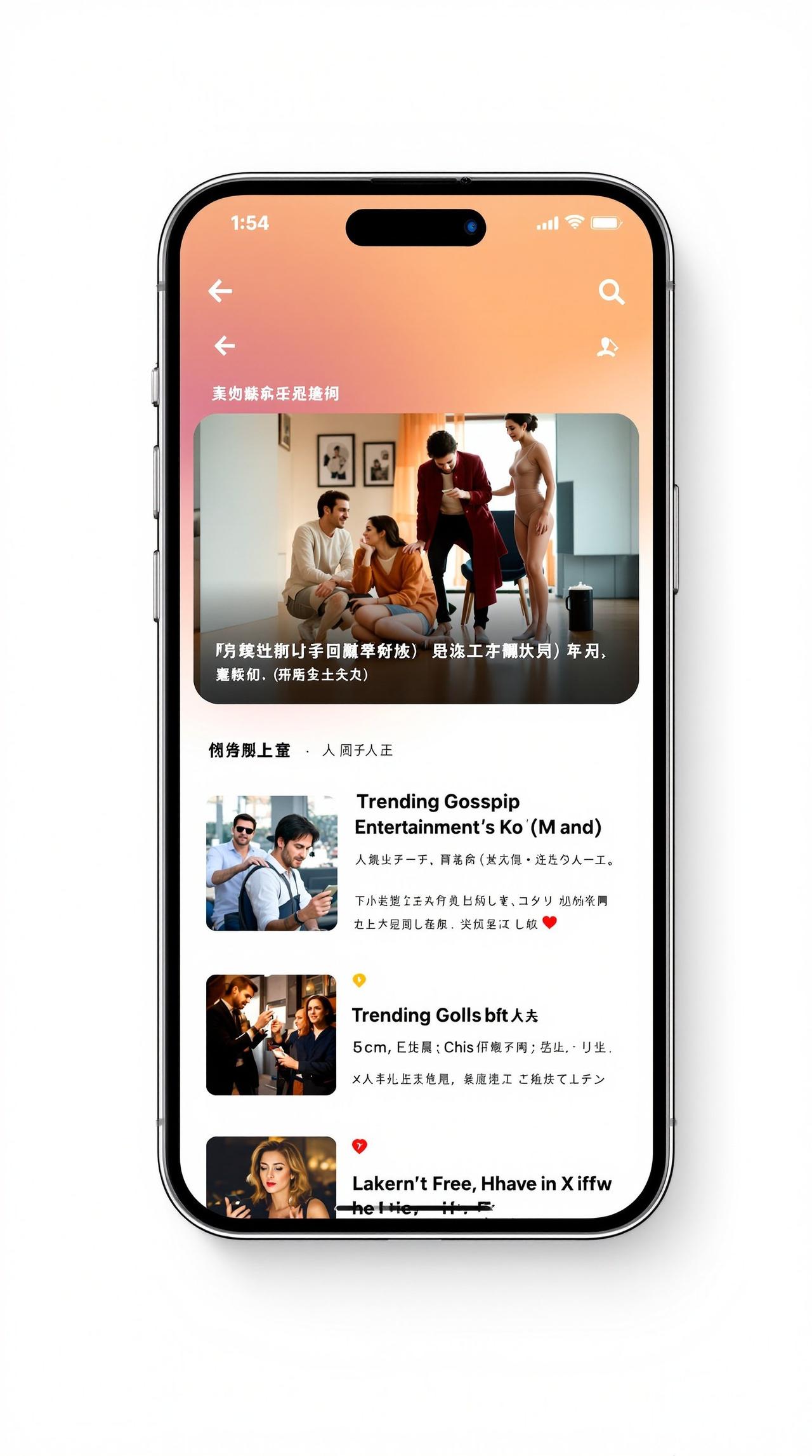 独家吃瓜APP界面预览